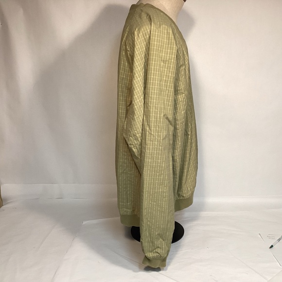 L.L. Bean Mens Pullover Windbreaker Jacket size XXL Golf Jacket checked - Picture 4 of 13